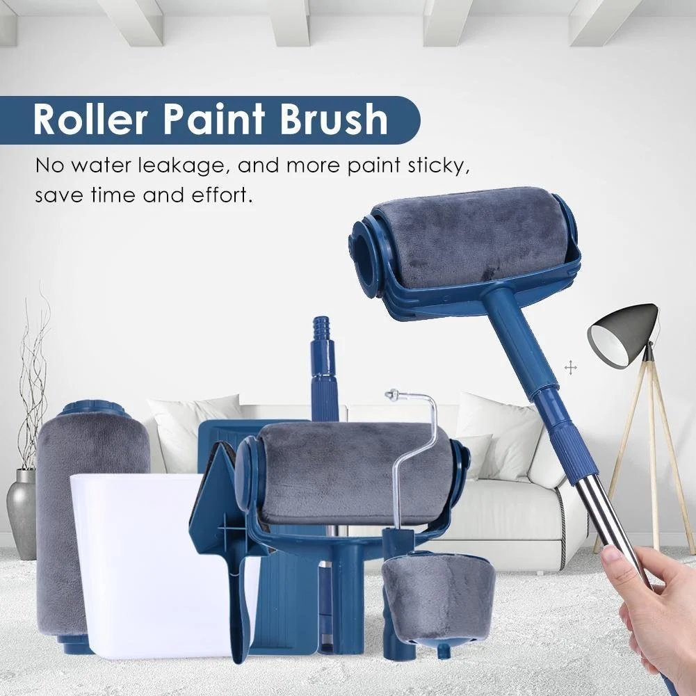 (Father's Day Gift-BIG SALE) Paint Roller Brush Painting Handle Tool-BUY 2 FREE SHIPPING