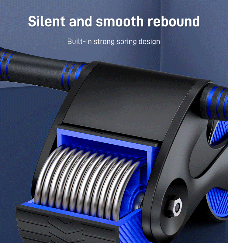 (Free shipping)Automatic rebound abdominal wheel
